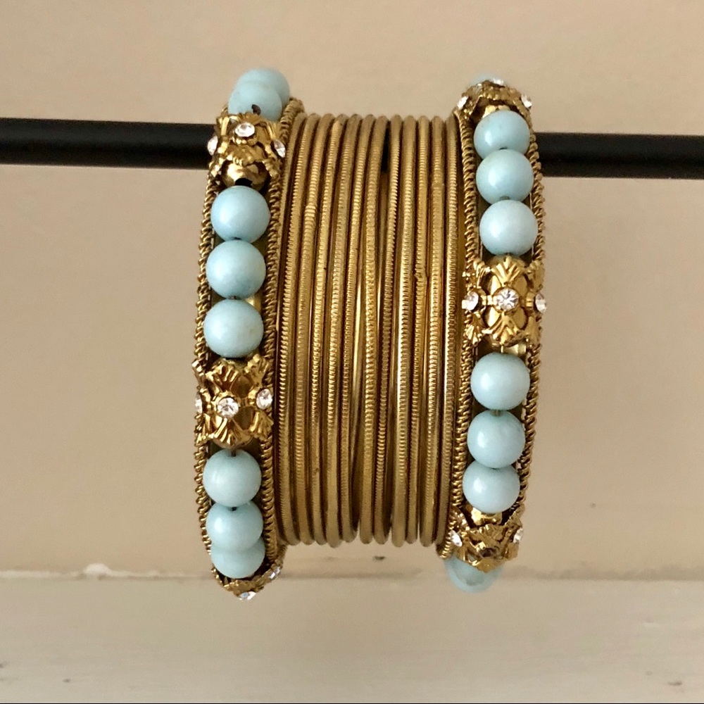 Beautiful Bollywood Style Bangle Set - image 1